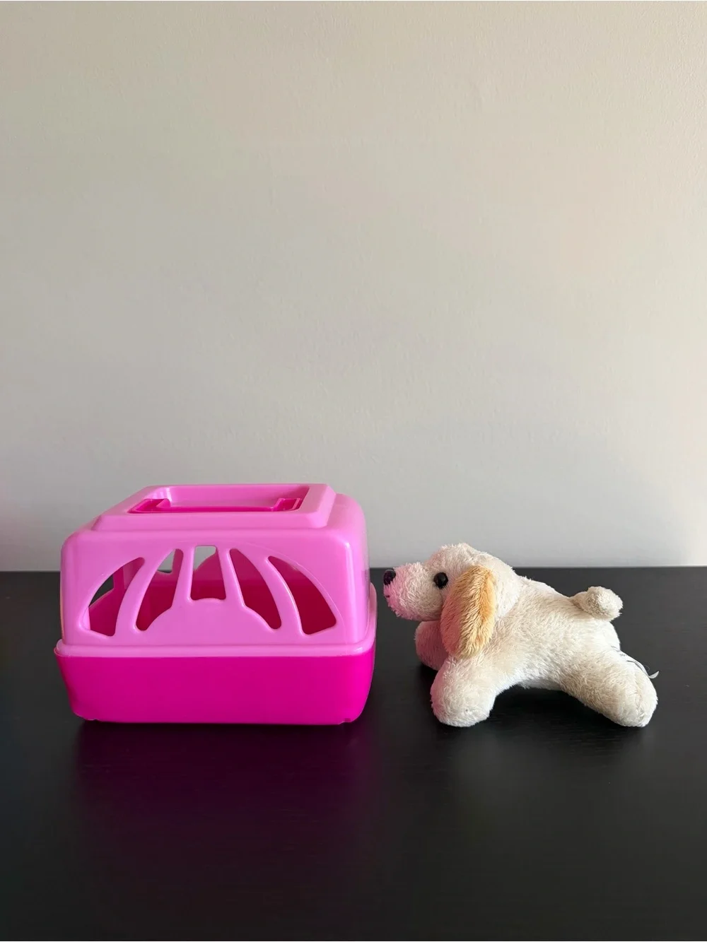 Polyfect Toys Puppy Dog Plush Pet Carrier Toy Pink Travel Stuffed Animal 2017